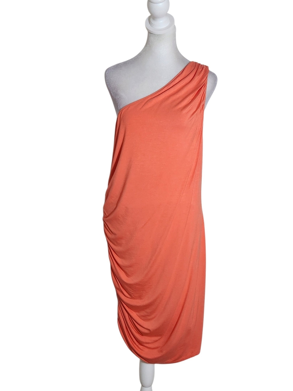 A New Day Orange One Shoulder Dress Size XL NWT